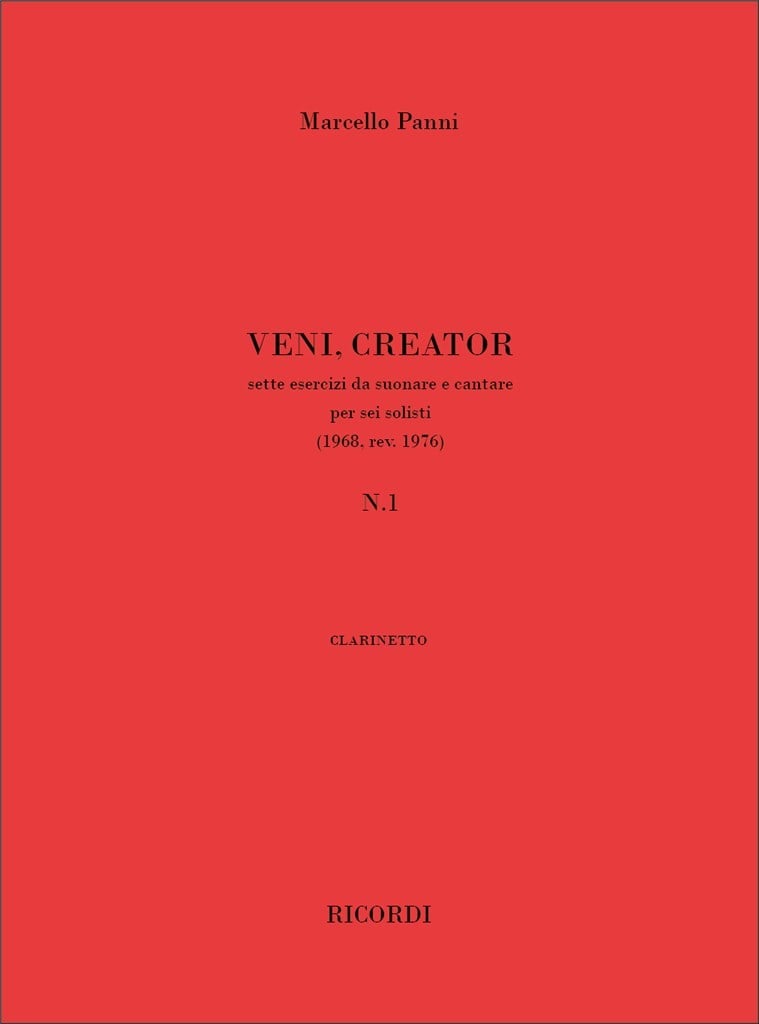 Veni, Creator n. 1